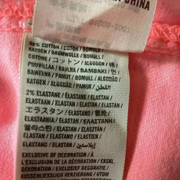 NWT Abercrombie & fitch Washed salmon 🍣 pink Womens Size Large Cropped Jacket - Picture 7 of 7